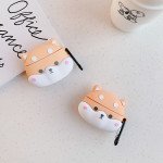 Wholesale Cute Design Cartoon Silicone Cover Skin for Airpod (1 / 2) Charging Case (Shiba Inu Dog Emoji)